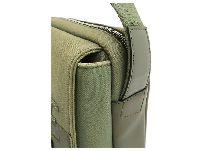 Borsa Militare Loewe XS Verde Cachi - vista 5