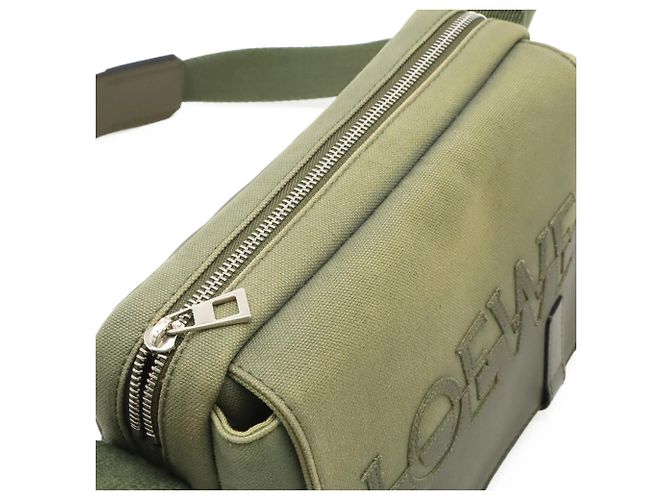 Borsa Militare Loewe XS Verde Cachi - vista 7