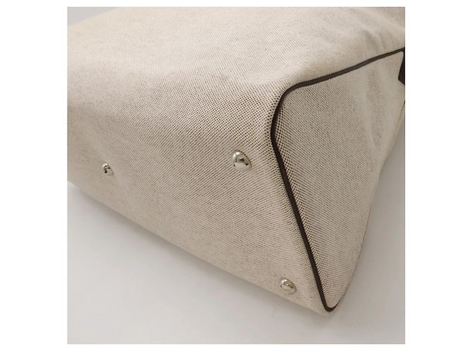 Borsa Tote Ybou MM di Hermès Marrone - vista 4