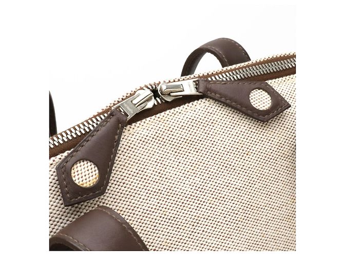 Borsa Tote Ybou MM di Hermès Marrone - vista 5