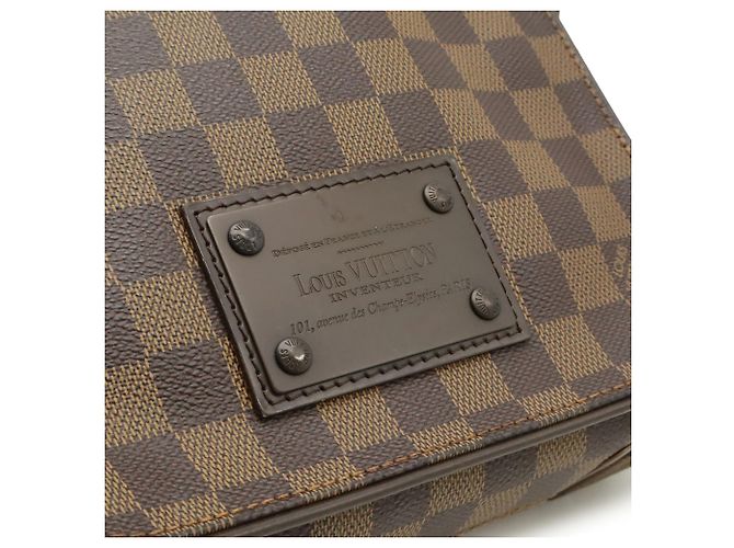Borsa a Spalla Brooklyn PM Damier Louis Vuitton Marrone Damier ebene - vista 9