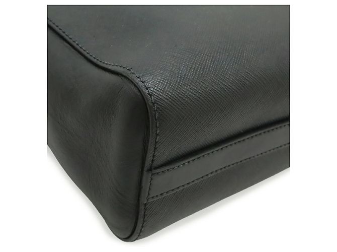 Borsa a mano/borsa a spalla in pelle Saffiano Prada Nero - vista 4