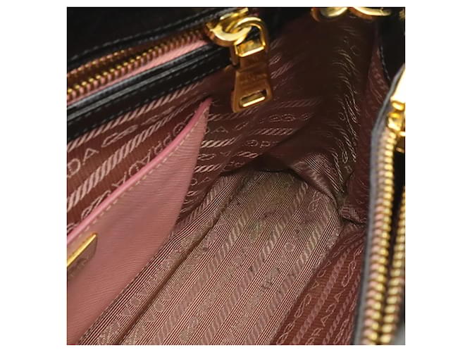 Borsa a mano Prada Saffiano nera Nero - vista 8