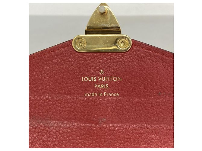 Cartera Larga Pallas Monogram Louis Vuitton Castaño Fucsia - vista 4