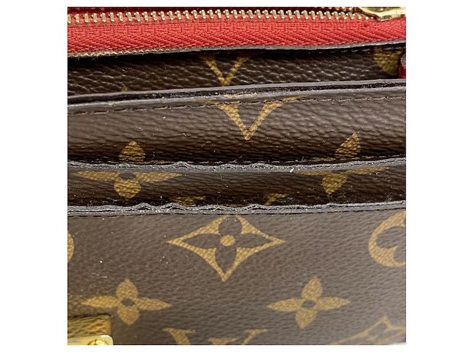 Cartera Larga Pallas Monogram Louis Vuitton Castaño Fucsia - vista 7