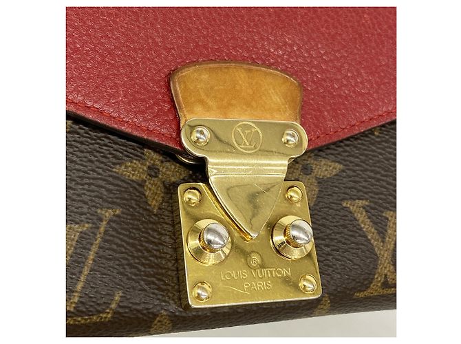 Cartera Larga Pallas Monogram Louis Vuitton Castaño Fucsia - vista 9