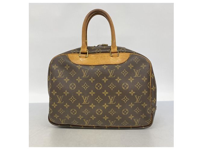Borsa Deauville Monogram Louis Vuitton Marrone - vista 10