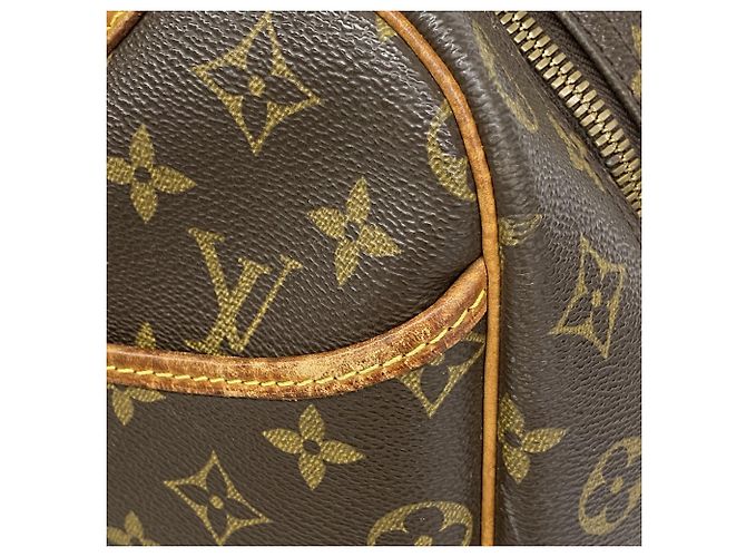 Borsa Deauville Monogram Louis Vuitton Marrone - vista 7