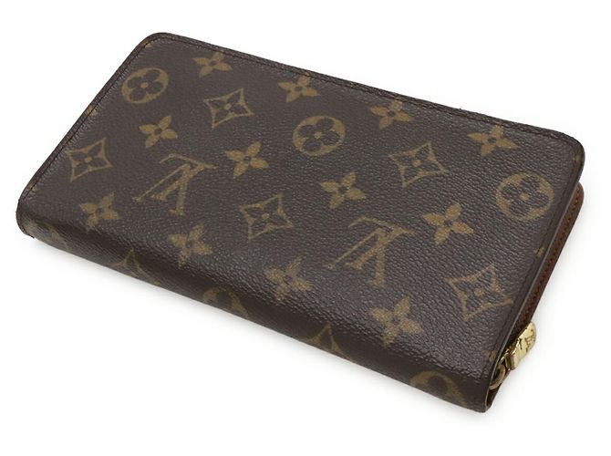 Louis Vuitton Monogram Zip-Around Langbörse Braun Monogramm - view 3
