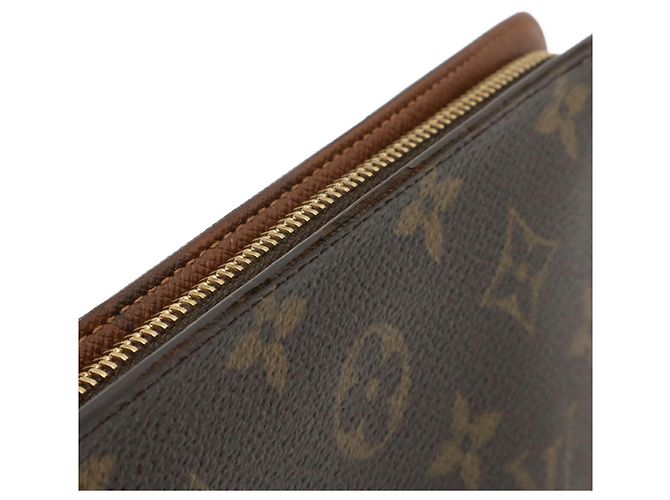 Louis Vuitton Monogram Zip-Around Langbörse Braun Monogramm - view 5