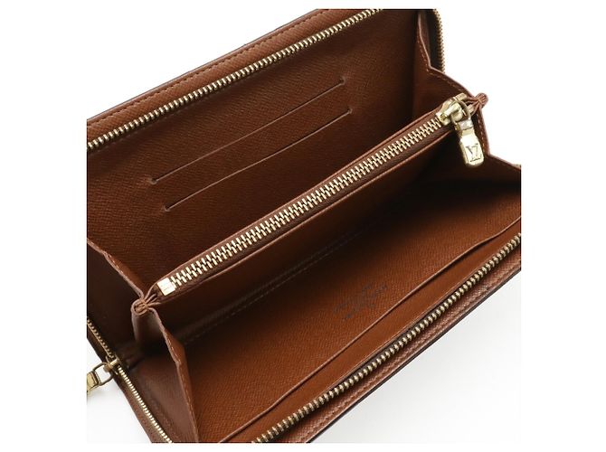 Louis Vuitton Monogram Zip-Around Langbörse Braun Monogramm - view 7