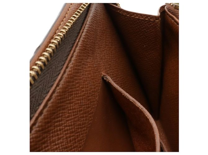 Louis Vuitton Monogram Zip-Around Langbörse Braun Monogramm - view 8