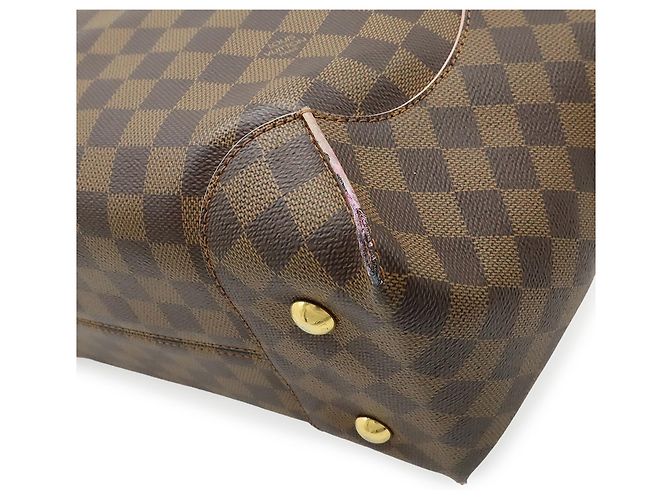 Borsa a spalla Hobo Damier Caissa di Louis Vuitton Marrone Rosa Damier ebene - vista 4