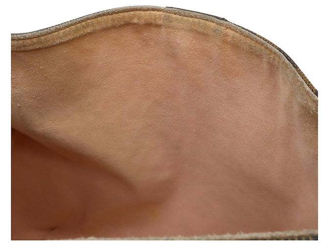 Borsa a spalla Hobo Damier Caissa di Louis Vuitton Marrone Rosa Damier ebene - vista 8