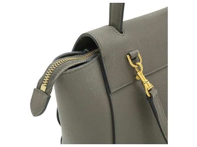 Belt Bag Céline Borsa a mano Celine Belt Nano in grigio Marrone - vista 5