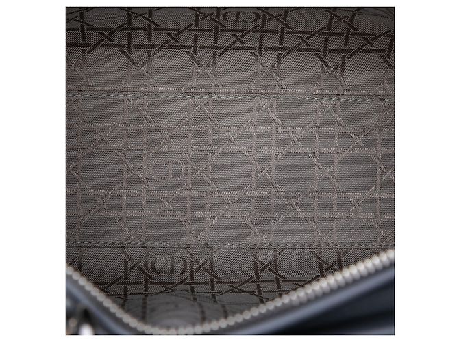 Dior Grau Große Lammleder Cannage Lady Dior Braun Anthrazitgrau - Ansicht 4