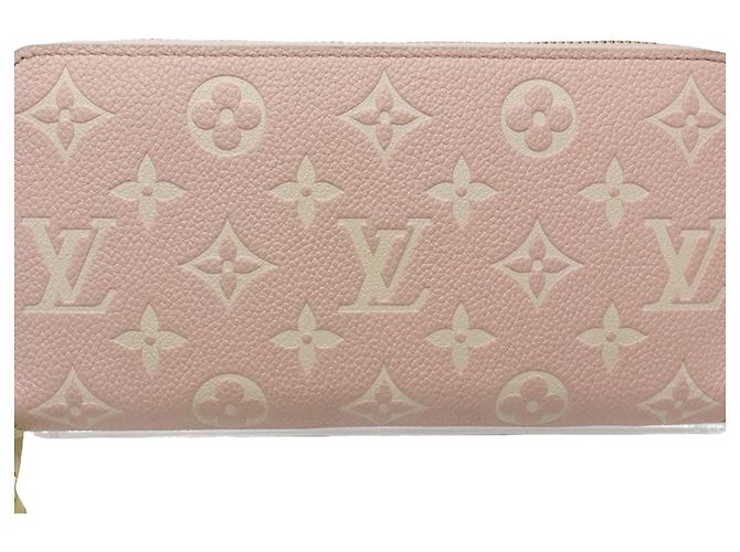 Louis Vuitton Pink Bicolor Monogram Empreinte Zippy Long Wallet - view 2
