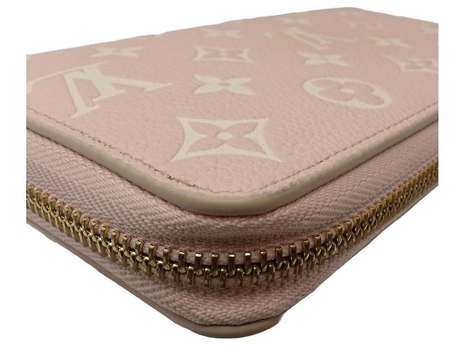 Louis Vuitton Pink Bicolor Monogram Empreinte Zippy Long Wallet - view 4