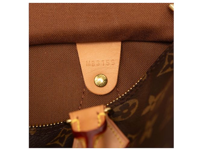 Louis Vuitton Borsa Speedy Bandoulière 30 Monogramma Marrone - vista 5