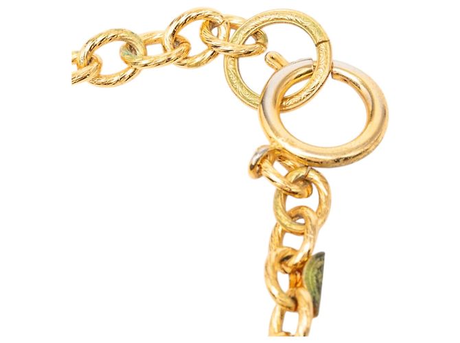Collana con Charms a Fiocco Placcata Oro Chanel D'oro - vista 4