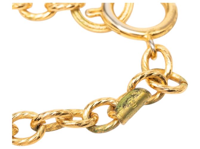 Collana con Charms a Fiocco Placcata Oro Chanel D'oro - vista 5