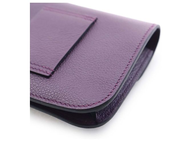 Portafoglio Slim Constance Evercolor Viola Hermès Porpora Viola scuro - vista 10