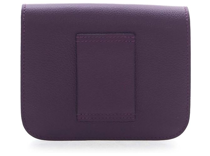 Portafoglio Slim Constance Evercolor Viola Hermès Porpora Viola scuro - vista 4