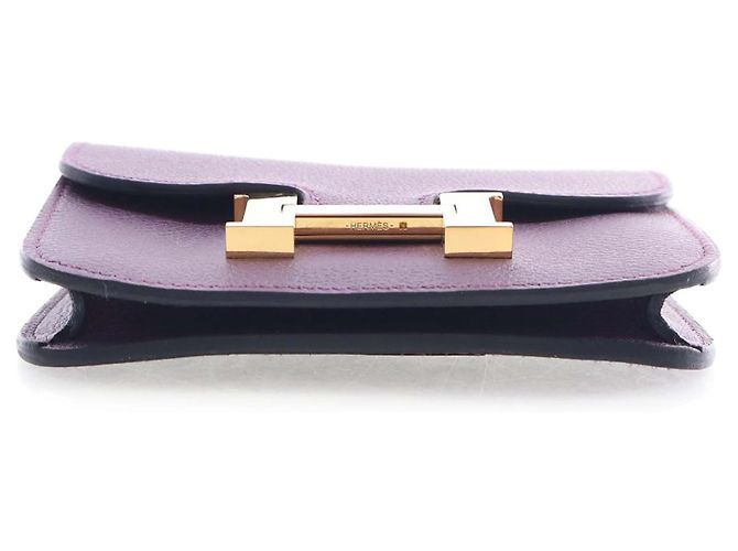 Portafoglio Slim Constance Evercolor Viola Hermès Porpora Viola scuro - vista 5