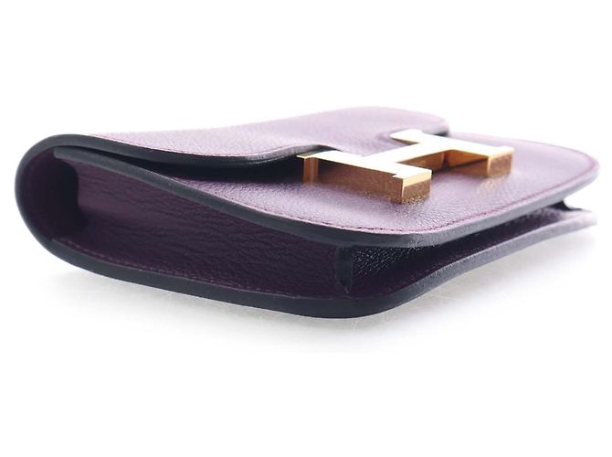 Portafoglio Slim Constance Evercolor Viola Hermès Porpora Viola scuro - vista 6