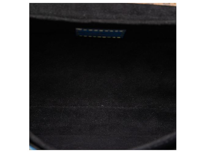 Pochette Metis in denim blu Epi e monogramma inverso Louis Vuitton - vista 4