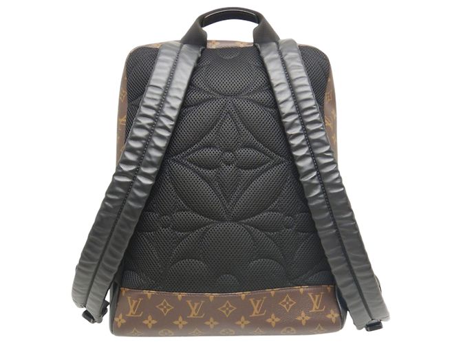 Zaino Dean Macassar Monogram Marrone Louis Vuitton - vista 3