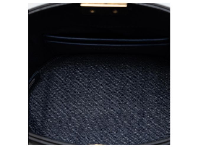 Vanity Chanel Nero CC in Pelle di Agnello Elegante Custodia per Trucco con Catena - vista 4