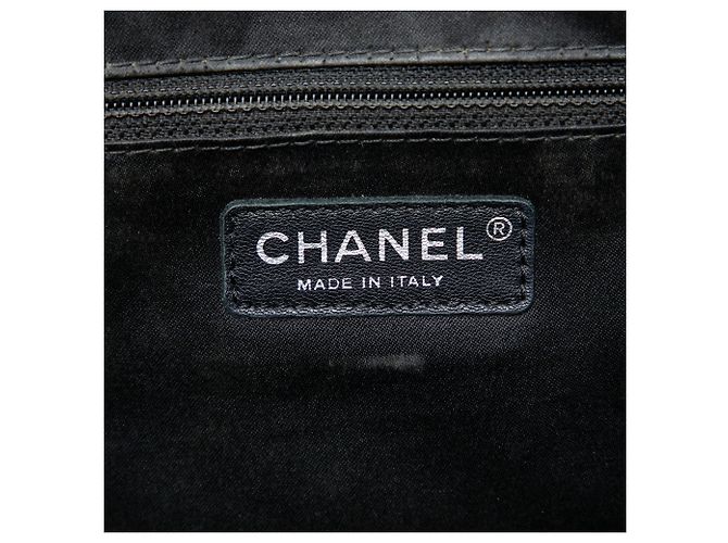 Chanel Große Einkaufstasche XL aus schwarzem Kaviar - Ansicht 5