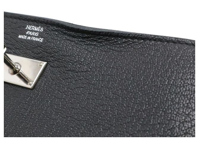 Cartera bi-fold larga Kelly de Hermès Negro - vista 10