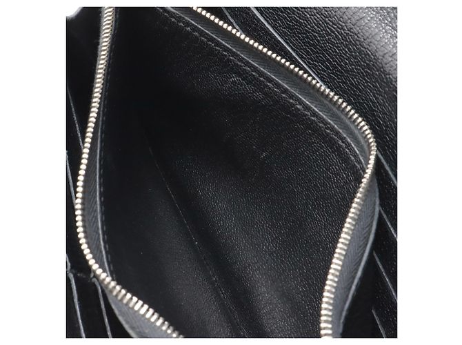 Cartera bi-fold larga Kelly de Hermès Negro - vista 8
