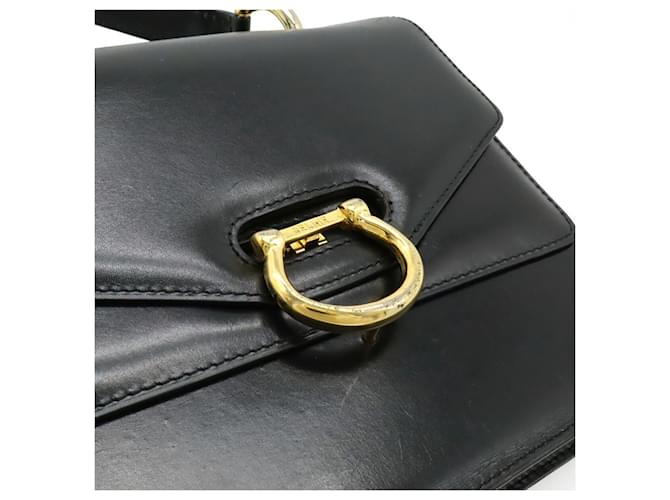 Céline Borsa Gancini Double Flap CELINE Nero - vista 10