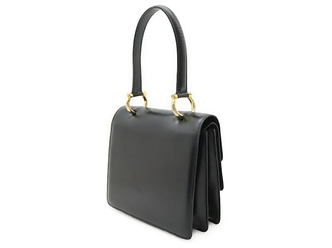 Céline Borsa Gancini Double Flap CELINE Nero - vista 3