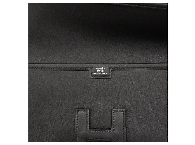 Borsa Clutch Jige Elan Swift di Hermès Nero - vista 5