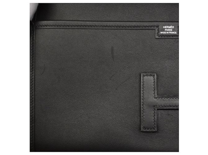 Borsa Clutch Jige Elan Swift di Hermès Nero - vista 6
