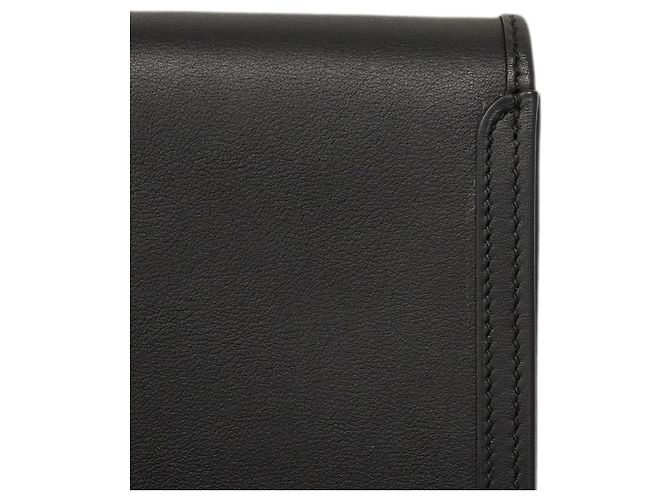 Borsa Clutch Jige Elan Swift di Hermès Nero - vista 8