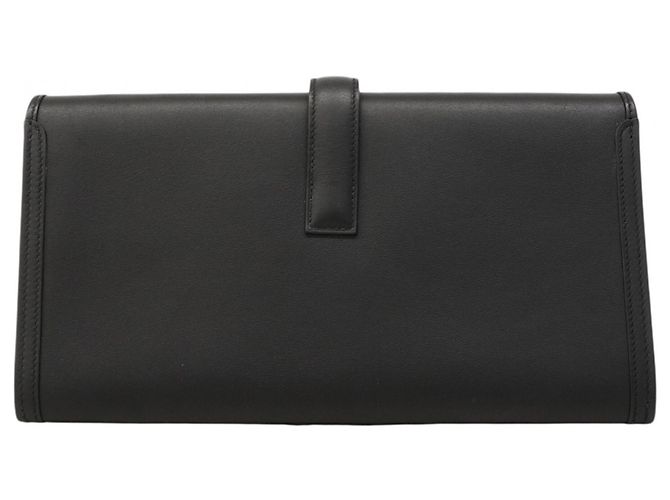 Borsa Clutch Jige Elan Swift di Hermès Nero - vista 9