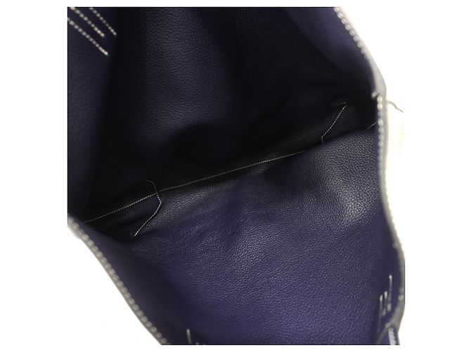 Hermès Double Sens 36 Tote Bag Blau Grau - Ansicht 4