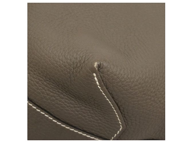 Hermès Double Sens 36 Tote Bag Blau Grau - Ansicht 6