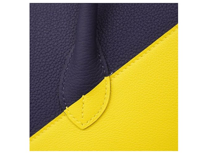 Borsa Hermès Bolide 45 Casaque Blu - vista 7