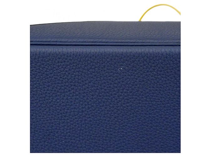 Borsa Hermès Bolide 45 Casaque Blu - vista 9