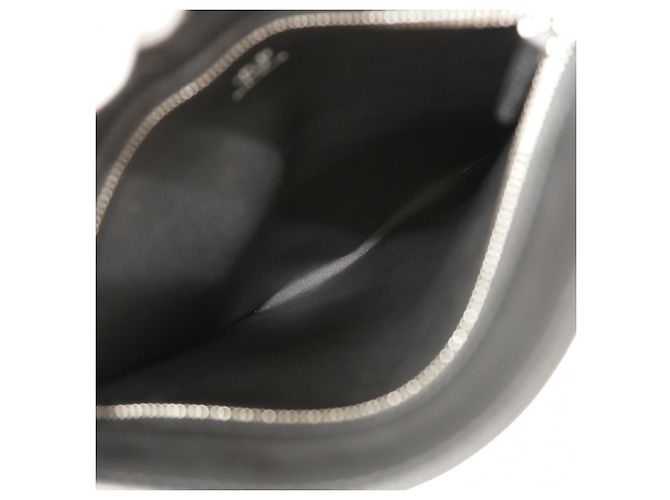 Borsa a tracolla nera Hermès in pelle Swift Nero - vista 4