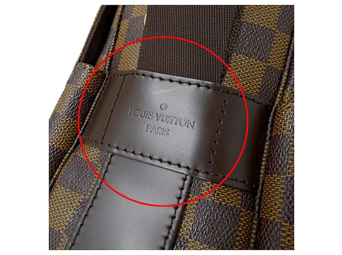 Borsa a Spalla in Tela Damier Louis Vuitton Marrone Damier ebene - vista 11