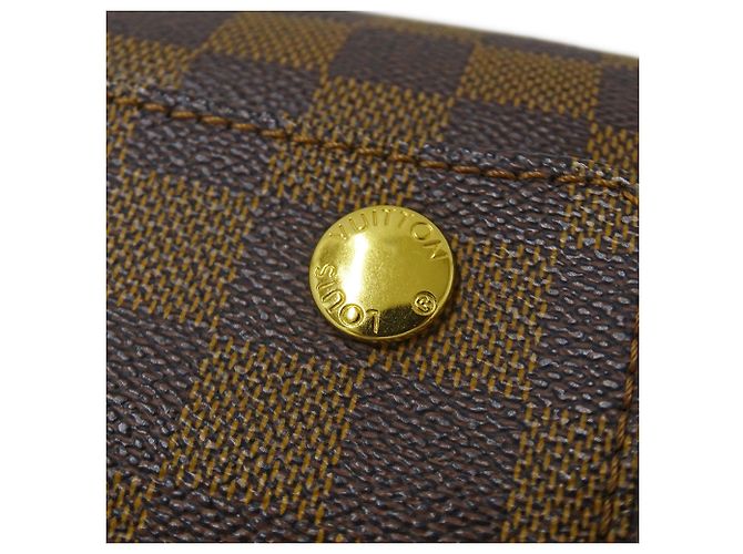 Borsa a Spalla in Tela Damier Louis Vuitton Marrone Damier ebene - vista 12