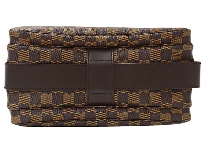 Borsa a Spalla in Tela Damier Louis Vuitton Marrone Damier ebene - vista 3