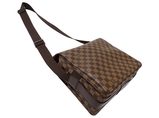 Borsa a Spalla in Tela Damier Louis Vuitton Marrone Damier ebene - vista 4
